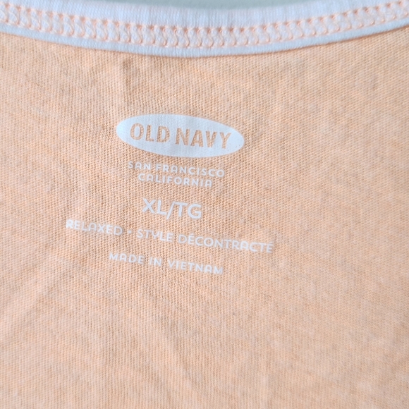 Old Navy Orange Pineapple Graphic Tank Top Size XL - Picture 6 of 7